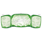 Комплект из резных стендов "В мире литературы" зеленый