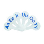 Касса-веер англ. гласных букв