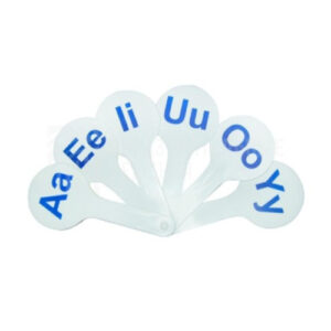 Касса-веер англ. гласных букв