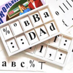 Набор цифр,букв,знаков с магнитным креплением (ламинированный)