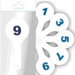 Касса-веер цифр от 0 до 9