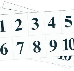 Набор цифр от 1 до 10 (для начальной школы)