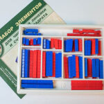 Набор элементов для числовой линейки и счетного квадрата