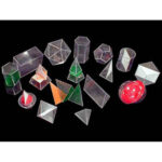 Набор прозрачных геометрических тел с сечениями (разборный)