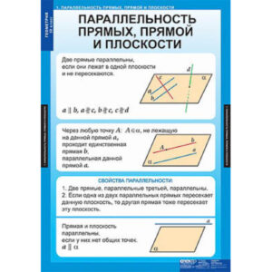 Таблицы демонстрационные "Геометрия 10 класс"