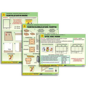 Комплект таблиц для нач. шк. "Технология. Обработка бумаги и картона-1" (8 таб, А1, лам,с разд.мат.) Комплект таблиц для нач. шк. "Технология. Обработка бумаги и картона-1" (8 таб, А1, лам,с разд.мат.)