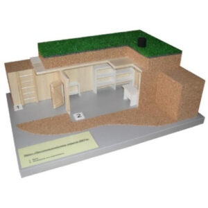 Макет противорадиационного укрытия 2