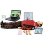 Т12к Максим III-01 тренажёр сердечно-лёгочной и мозговой реанимации, с учебным и 4-мя тестовыми режимами, обучающей компьютерной анимационной программой, цифровым датчиком объёма и скорости вдыхаемого воздуха, с пультом контроля управления