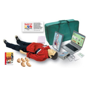 Т28к Максим В/Р Тренажёр сердечно-лёгочной и мозговой реанимации взрослого и ребёнка, с учебным и 4-мя тестовыми режимами, обучающей компьютерной анимационной программой, цифровым датчиком объёма и скорости вдыхаемого воздуха, в комплекте с сумкой