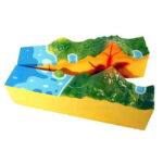 Модель вулкана (разборная)