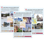 Комплект таблиц по географии раздат. "Уникальные объекты Европейской части России" (цв,лам,А4,12шт.)