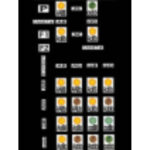 Модель-аппликация "Дигибридное скрещивание" (ламинированная)