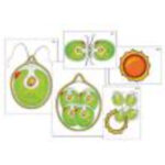 Модель-аппликация "Размножение одноклеточной водоросли" (ламинированная)