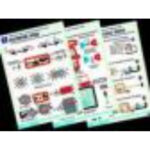 Комплект таблиц по физике "Электростатика. Постоянный ток" (12 табл.,формат А1, ламинир.).