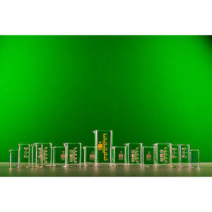 Комплект стаканов химических стеклянных 15 шт.