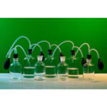 Набор склянок с дозатором для хранения растворов