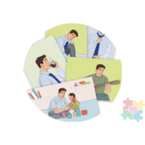 Набор карточек "Папин день"