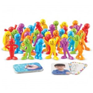 Фигурки Эмоциональные Человечки" (54 элемента с карточками)