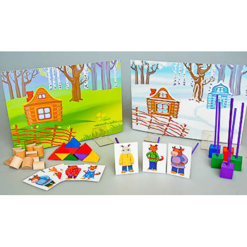 Игровой набор Фребеля "Заюшкина избушка" (серия "Сказочный мир". Выпуск 1) Игровой набор Фребеля "Заюшкина избушка" (серия "Сказочный мир". Выпуск 1)