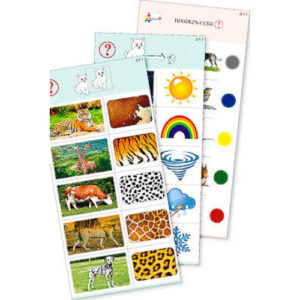 Комплект карточек (10) "Обучающий калейдоскоп для ДО. Познание. Мир природы"