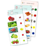 Комплект карточек (10) "Обучающий калейдоскоп для ДО. Познание. Части и целое"