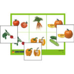 Лото "Овощи" (4 планшета, 24 карт., цвет., ламинир.)