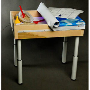 Игровой набор для экспериментов с песком "Песочница" (напольный, бук)