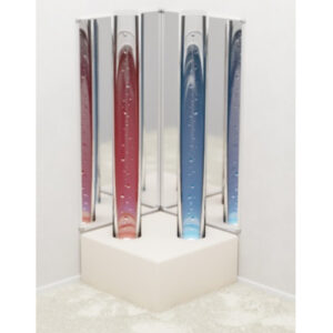 Сенсорный уголок 2.Трубка 1500/100 -2шт.Основание квадратное 600/600/300.Зеркала 1200/600