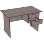 Стол письменный, тумба 2 ящика, 1000х700х750 мм.