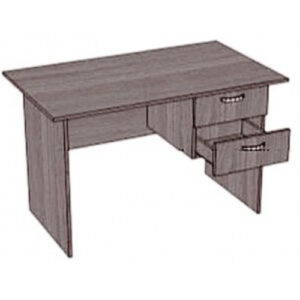 Стол письменный, тумба 2 ящика, 1000х700х750 мм.