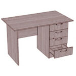 Стол письменный, тумба 4 ящика, 1000х700х750 мм.