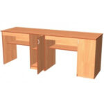 Учительский стол демонстрационный для кабинета физики.1200х700х900 мм.