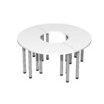 Стол круглый составной. Размер: 2000х2000х760мм.