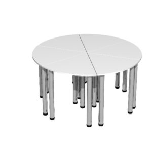 Стол круглый. D 1400 мм, цветная столешница