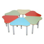 Стол "Ромашка" - 6 лепестков регулируемый по высоте