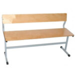 Скамья ученическая школьная двухместная 3 (высота 34 см.)