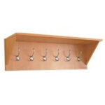 Вешалка для одежды настенная 6 крючков.800х250х300 мм.