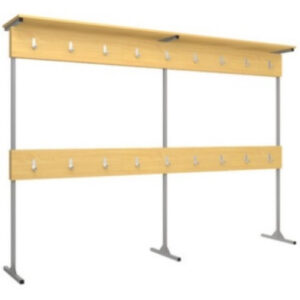 Вешалка напольная на 36 крючков.2400х400х1700мм.