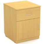 Тумба прикроватная с дверкой и ящиком. 430х440х550 мм.