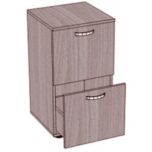 Тумба приставная 400х400х750 мм.