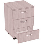 Тумба подкатная.400х400х600 мм.