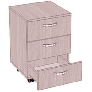 Тумба подкатная.400х400х600 мм.