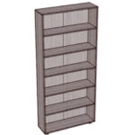 Стеллаж-шкаф 5 полок. 850х250х1900 мм.