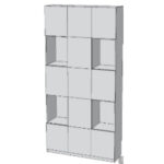 Стеллаж 1300х400х2300 мм.