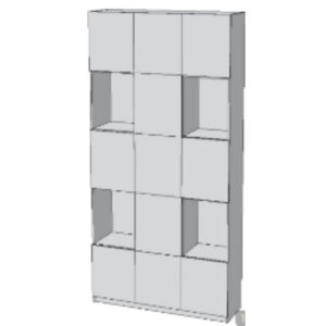 Стеллаж 1300х400х2300 мм.