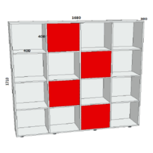 Стеллаж 1680х300х1710 мм. Стеллаж 1680х300х1710 мм.
