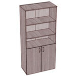 Шкаф полуоткрытый с полками, 2 дверки. 800*400*1800 мм.