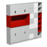 Шкаф. 2800х450х2540 мм.