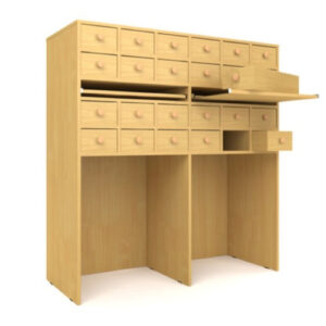 Шкаф картотечный на 24 ящиков. 1232х500х1322 мм.