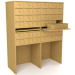 Шкаф картотечный на 36 ящиков. 1232х500х1500 мм.